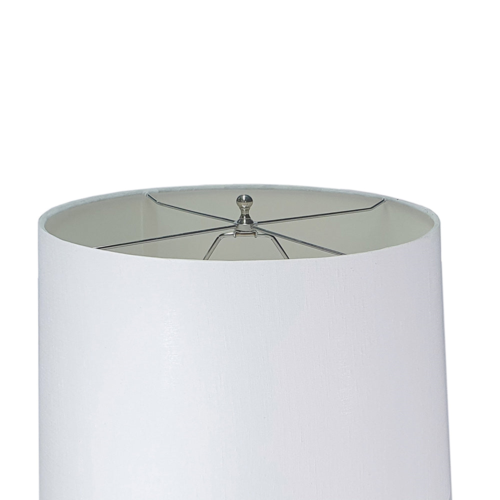 A&B Home 18" x 29" Bundle of 15 Round Taupe Table Lamp With White Tapered Drum Shade