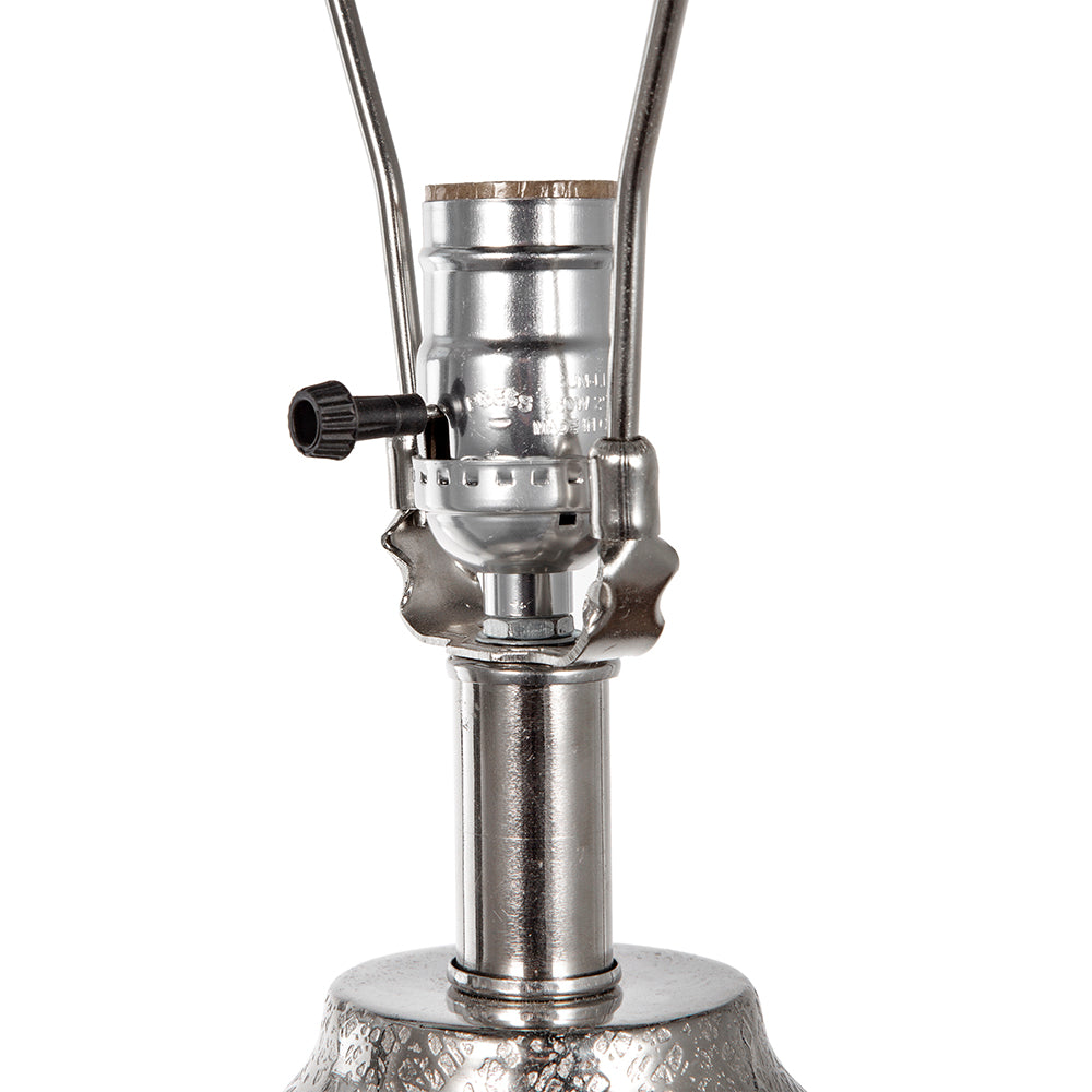 A&B Home 18" x 30" Bundle of Round 8 Silver Base Table Lamp With White Drum-Shaped Shade