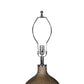 A&B Home 18" x 32" Bundle of 12 Brown Round Table Lamp With White Tapered Drum Shade