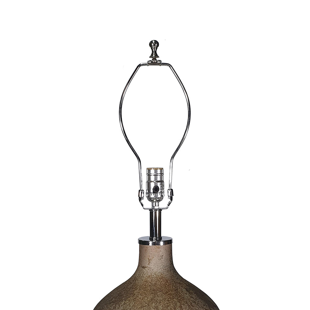 A&B Home 18" x 32" Bundle of 12 Brown Round Table Lamp With White Tapered Drum Shade