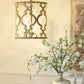 A&B Home 19" x 23" 3-Light Whitewash Wooden Chandelier With Black Metal Fixture