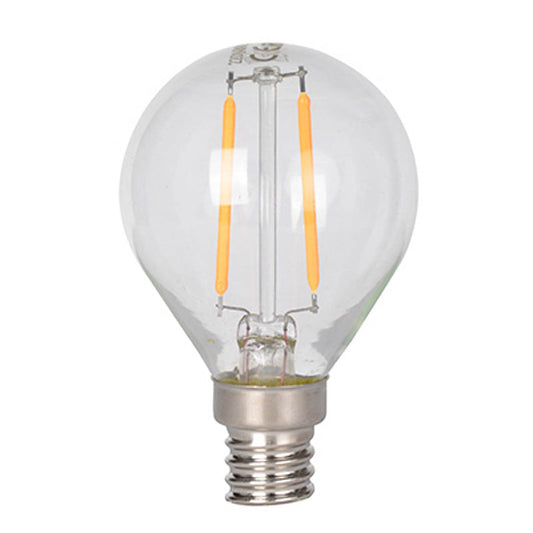 A&B Home 2" x 3" Bundle of 364 G45 Led Clear Bulb 100 Watts Fits E12 Fixture