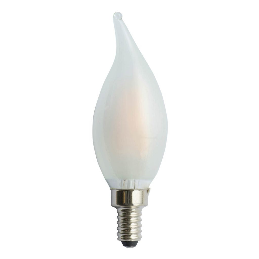 A&B Home 2" x 5" Set of 8 Bundle of 68 Edison C35 Matte White Led Bulb 2 Watts