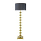 A&B Home 20" x 69" Bundle of 4 Gold and Black Floor Lamp With Contemporary Disc Design