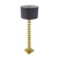 A&B Home 20" x 69" Bundle of 4 Gold and Black Floor Lamp With Contemporary Disc Design