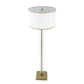 A&B Home 20" x 72" Bundle of 4 Bronze and White Floor Lamp with Glass Cylinder Design