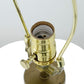 A&B Home 20" x 72" Bundle of 6 Bronze and White Floor Lamp with Glass Cylinder Design