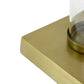 A&B Home 20" x 72" Bundle of 6 Bronze and White Floor Lamp with Glass Cylinder Design