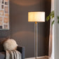 A&B Home 20" x 72" Bundle of 6 Bronze and White Floor Lamp with Glass Cylinder Design