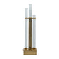 A&B Home 22" x 80" Bundle of 7 Crystal Table Lamp With Gold Metal Base