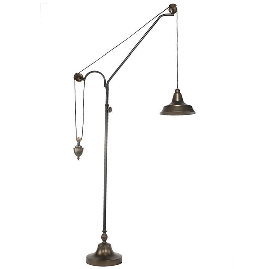 A&B Home 42" x 87" Bundle of 10 Dark Brown Counterbalance Floor Lamp