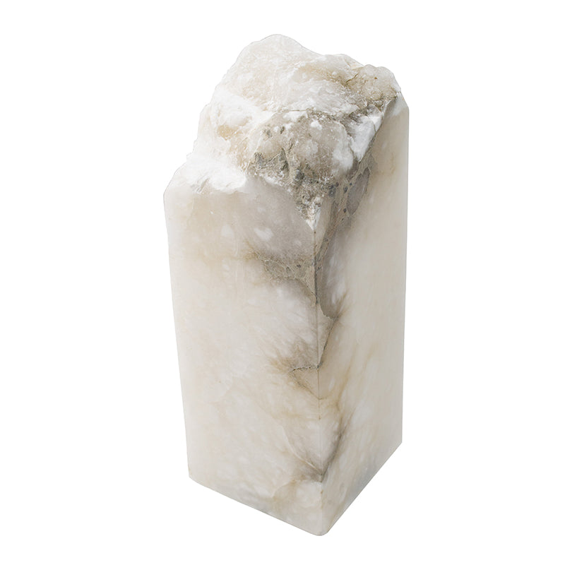 A&B Home 5" x 13" Bundle of 8 White Stone Decor Table Lamp