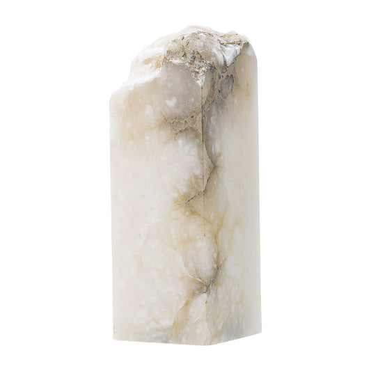 A&B Home 5" x 13" Bundle of 8 White Stone Decor Table Lamp