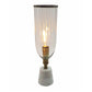 A&B Home 5" x 19" Bundle of 22 Antique Brass Lamp With Marble Base & Sun Cutwork On Glass