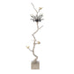 A&B Home 51" x 43" Bundle of 2 White Feather Table Lamp