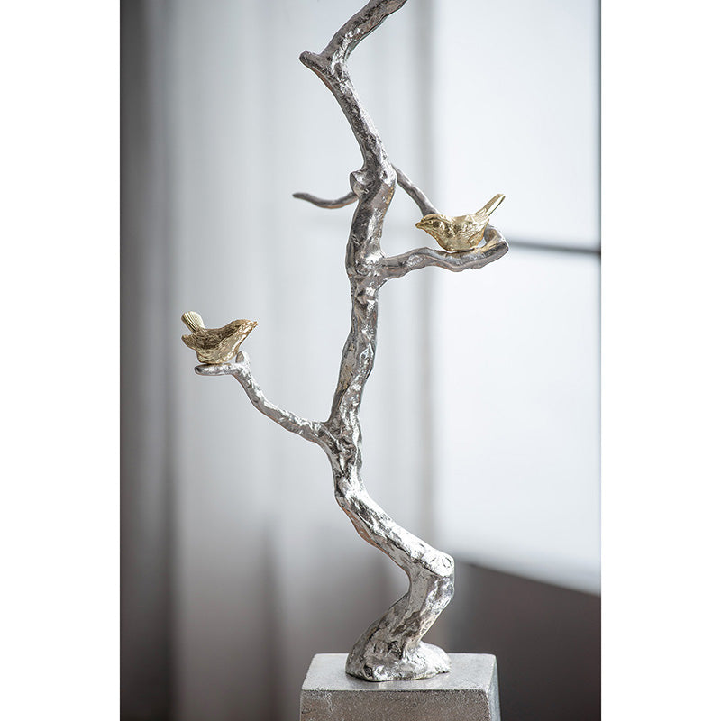 A&B Home 51" x 43" Bundle of 2 White Feather Table Lamp