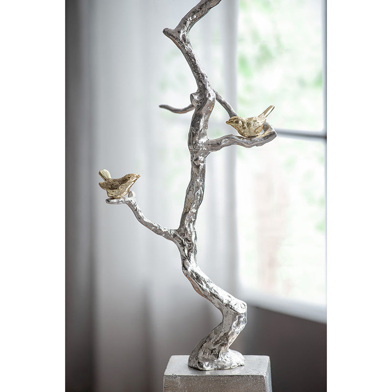 A&B Home 51" x 43" Bundle of 2 White Feather Table Lamp