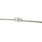 A&B Home 6" x 15" Bundle of 21 Curved Flute-Shaped Gold Luster Glass Table Lamp With White Marble Base