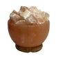 A&B Home 6" x 6" Bundle of 57 Pink Himalayan Salt Lamp with Crystal Chunk Shape and Wooden Base