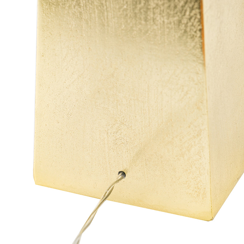 A&B Home 8" x 11" Bundle of 26 Gold Pedestal Base Ice Mountain Table Lamp