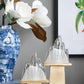 A&B Home 8" x 15" Bundle of 23 Gold Pedestal Base Ice Mountain Table Lamp