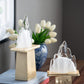 A&B Home 8" x 15" Bundle of 23 Gold Pedestal Base Ice Mountain Table Lamp