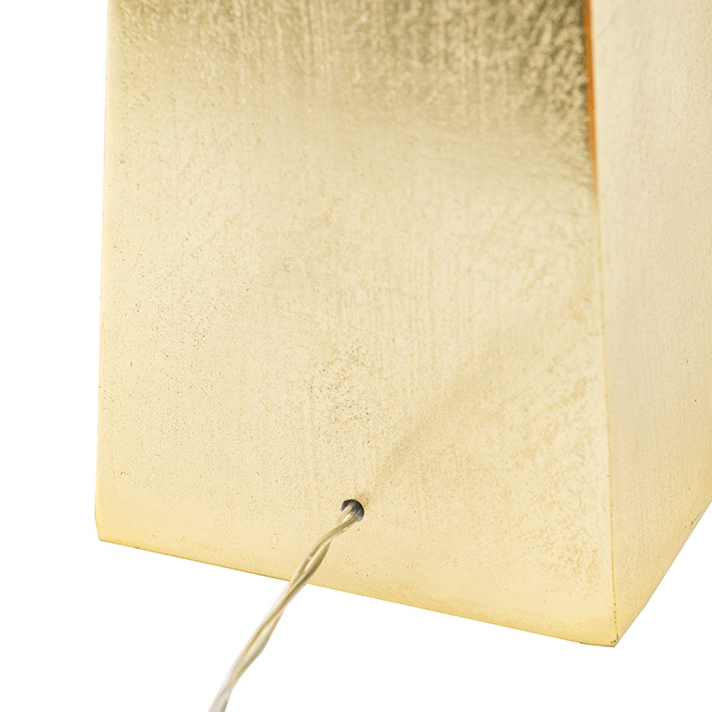 A&B Home 8" x 15" Bundle of 23 Gold Pedestal Base Ice Mountain Table Lamp