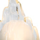 A&B Home 8" x 15" Bundle of 23 Gold Pedestal Base Ice Mountain Table Lamp