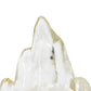 A&B Home 8" x 15" Bundle of 23 Gold Pedestal Base Ice Mountain Table Lamp