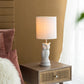 A&B Home 8" x 19" Bundle of 25 White Ceramic Owl-Shaped Design Table Lamp