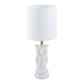 A&B Home 8" x 19" Bundle of 25 White Ceramic Owl-Shaped Design Table Lamp