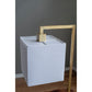 A&B Home 9" x 25" Bundle of 15 White Marble Base With Gold Dual-Bend Arm Design Table Lamp