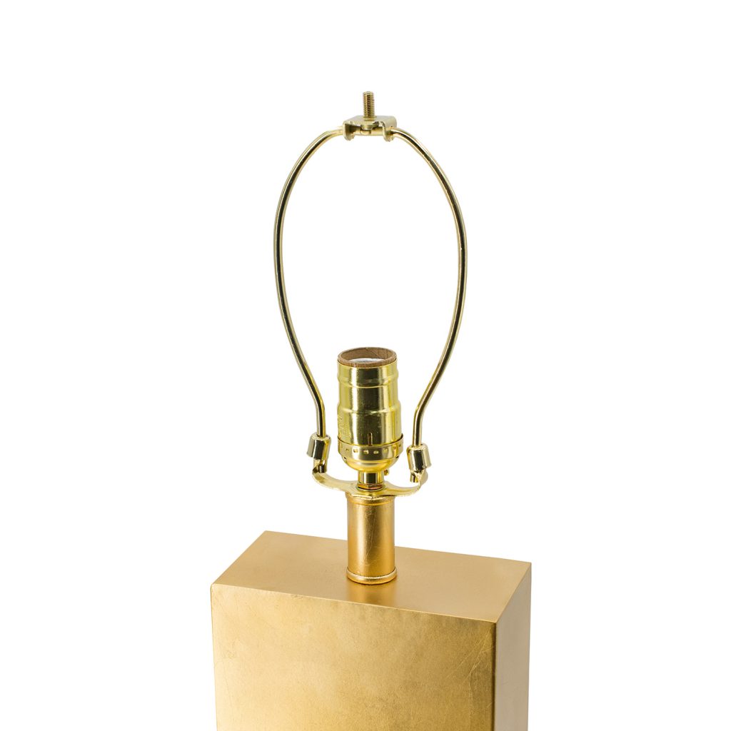 A&B Home 9" x 30" Bundle of 8 Gold Metal With Crystal Base and White Rectangular Shade
