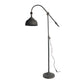 A&B Home Arris 22" x 67" Bundle of 15 Black Metal Adjustable-Arm Floor Lamp