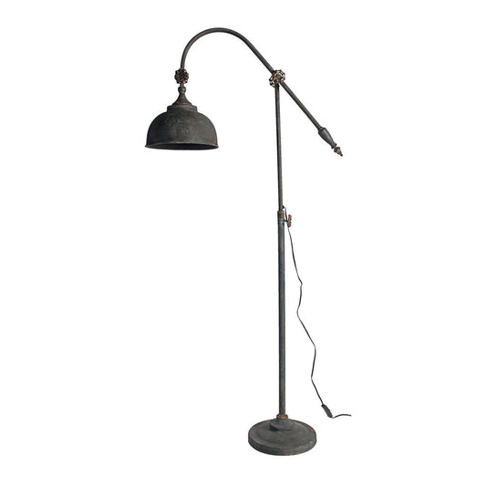 A&B Home Arris 22" x 67" Bundle of 15 Black Metal Adjustable-Arm Floor Lamp