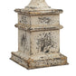 A&B Home Bellamy 14" x 32" Traditional Base With Charcoal Body and Gold Glitter Shade