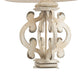 A&B Home Bellamy 16" x 30" Antique White Table Lamp
