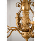 A&B Home Bundle of 10 24" x 25" 6-Light Vintage Style Gold Metal Chandelier