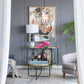 A&B Home Bundle of 10 Winston 20" x 22" 3-Light Black Orb Frame Chandelier With Gold Accent