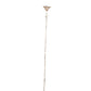A&B Home Bundle of 12 Donalt 17" x 31" 3-Light Crowned Distressed Gold and White Chandelier