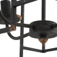 A&B Home Bundle of 12 Malin 17" x 29" Antique Black Chandelier