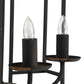 A&B Home Bundle of 12 Malin 17" x 29" Antique Black Chandelier