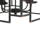 A&B Home Bundle of 12 Malin 17" x 29" Antique Black Chandelier