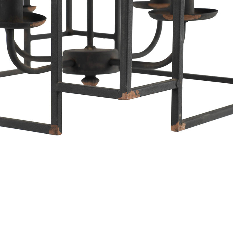 A&B Home Bundle of 12 Malin 17" x 29" Antique Black Chandelier
