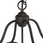 A&B Home Bundle of 12 Malin 17" x 29" Antique Black Chandelier