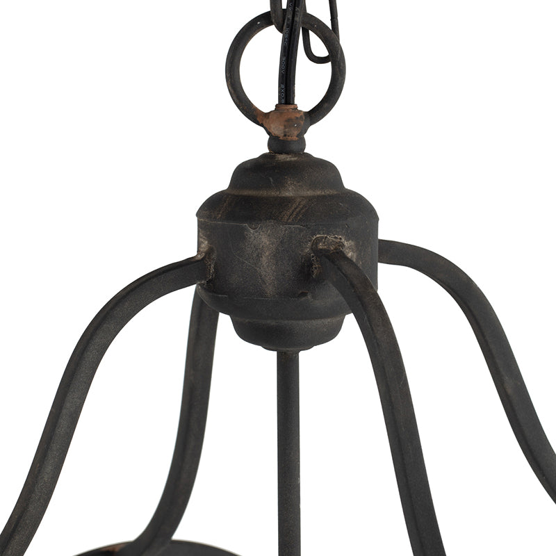 A&B Home Bundle of 12 Malin 17" x 29" Antique Black Chandelier
