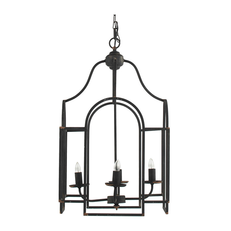 A&B Home Bundle of 12 Malin 17" x 29" Antique Black Chandelier