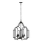 A&B Home Bundle of 12 Malin 17" x 29" Antique Black Chandelier