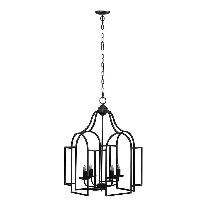 A&B Home Bundle of 12 Malin 17" x 29" Antique Black Chandelier
