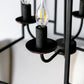 A&B Home Bundle of 12 Malin 17" x 29" Antique Black Chandelier